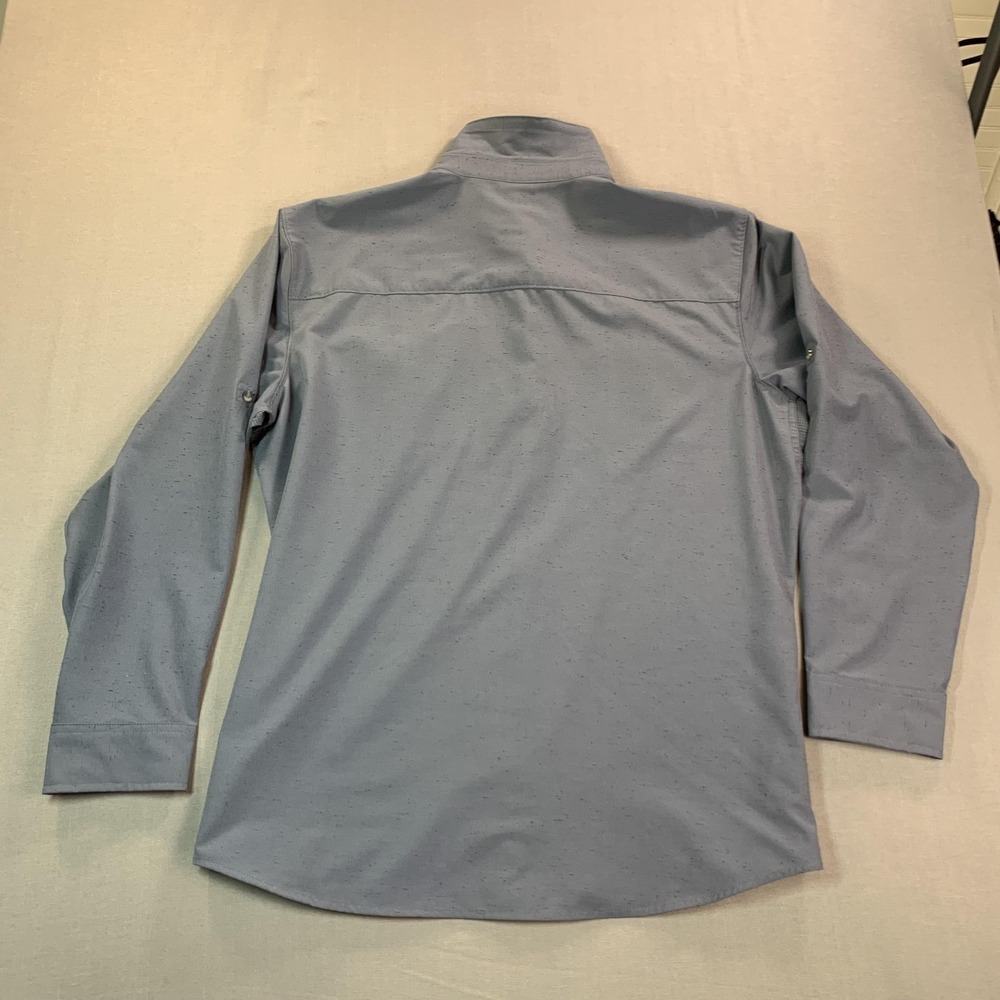 Voyager Shirt Men 2XL Blue Green Stretch Woven Long Sleeve Button Front Lot of 4 - Picture 3 of 16